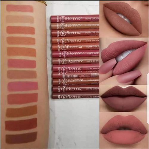 FLORMAR 12 COLORS LIP PENCILS
