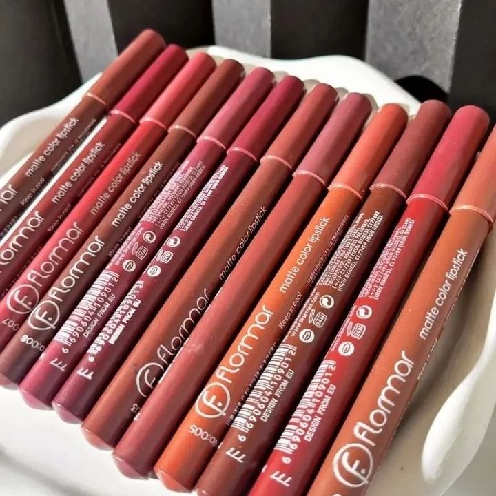 FLORMAR 12 COLORS LIP PENCILS